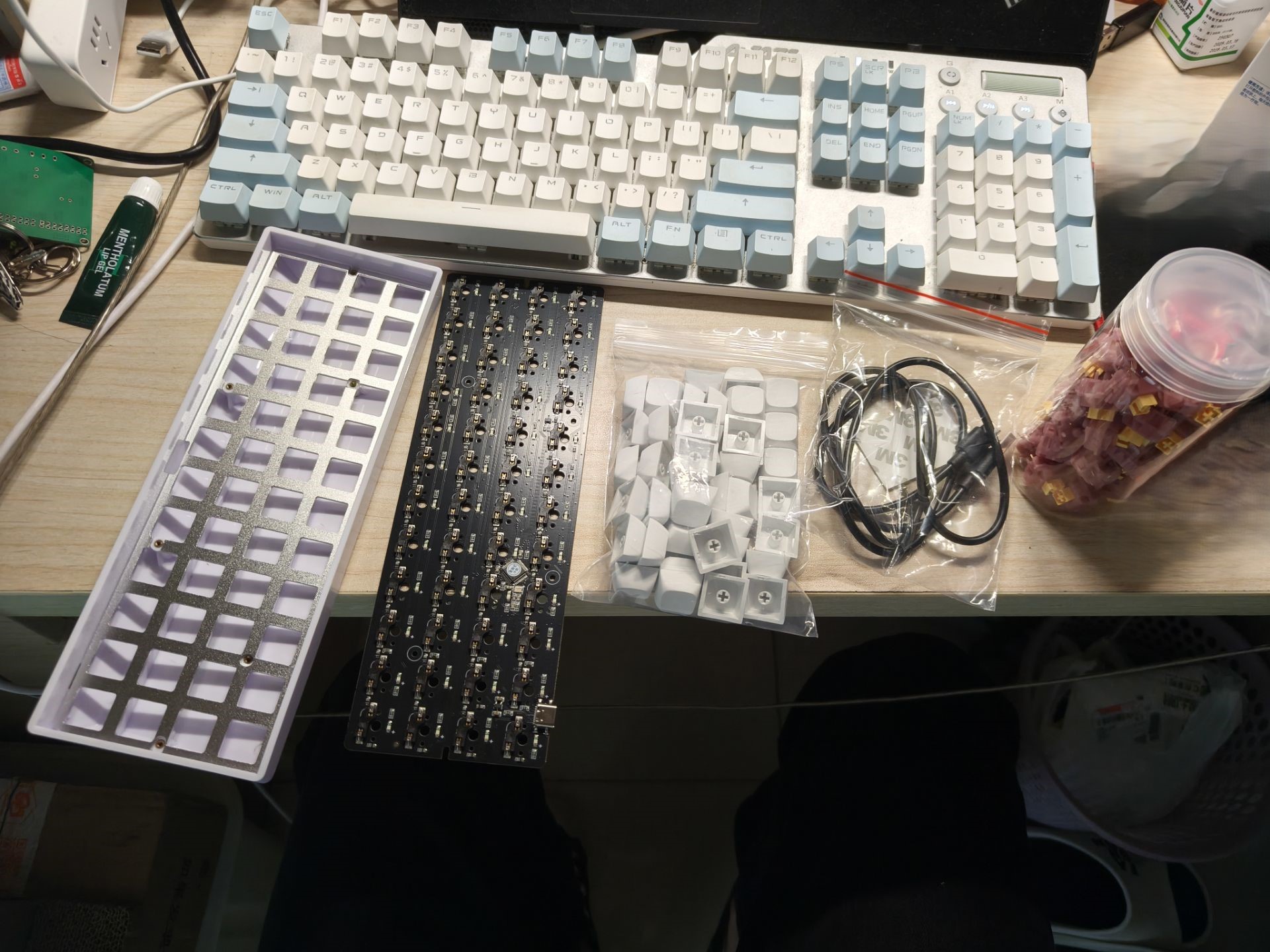 到手时的零件